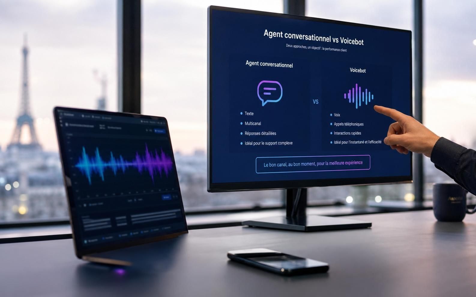 découvrez les différences entre agent conversationnel et voicebot pour choisir la solution la plus adaptée à l'expérience de vos clients.