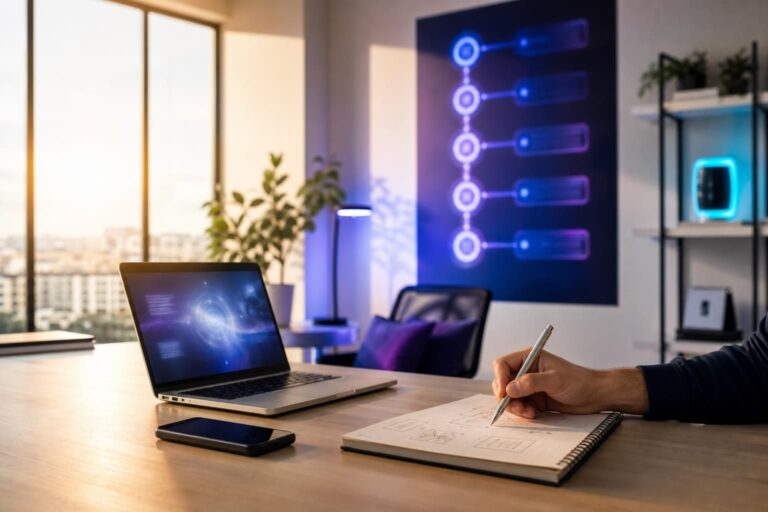 découvrez comment monter votre business d'intelligence artificielle en 2026 grâce à 6 étapes clés pour structurer et réussir votre projet entrepreneurial.