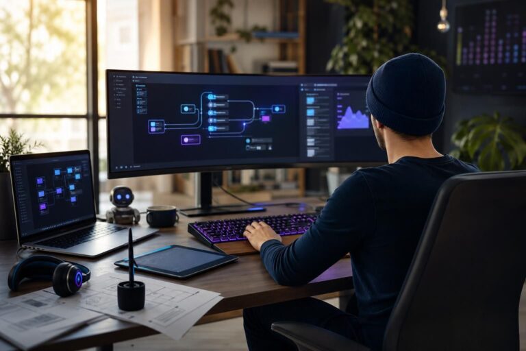 découvrez comment créer une agence d'intelligence artificielle sans aucune compétence en codage grâce à la méthode no-code/ia, et lancez votre projet innovant rapidement et facilement.